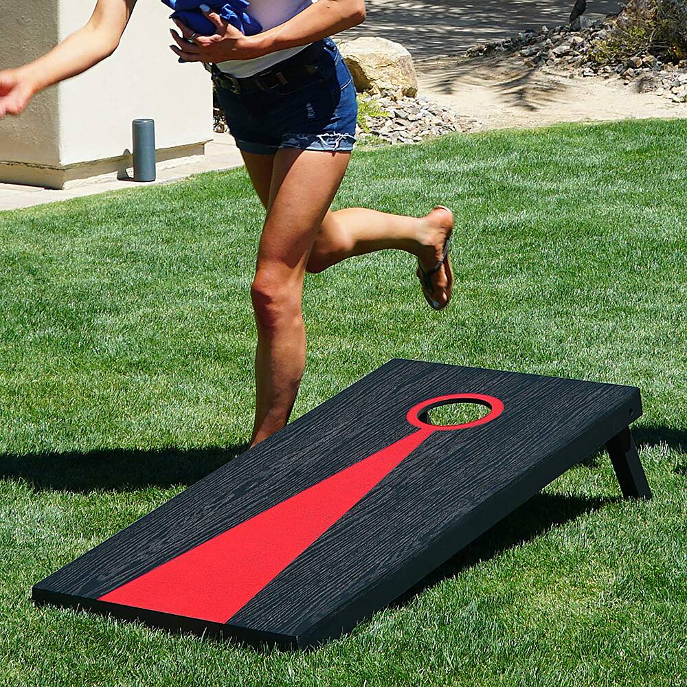 Best Buy GoSports Cornhole Bean Bag Outdoor Backyard Lawn Game CH02