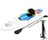Alt View 11. Bestway - Hydro-Force Inflatable Stand Up Paddle Board SUP & Kayak - White.