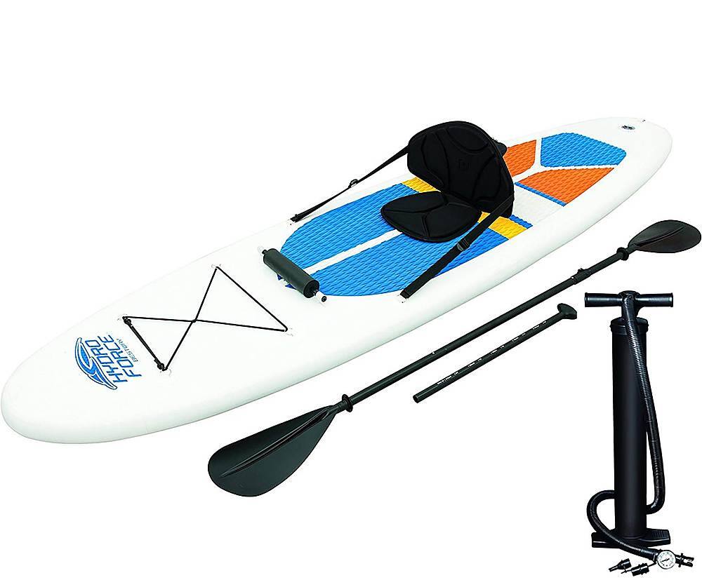 Alt View 11. Bestway - Hydro-Force  Inflatable Stand Up Paddle Board SUP & Kayak - White.