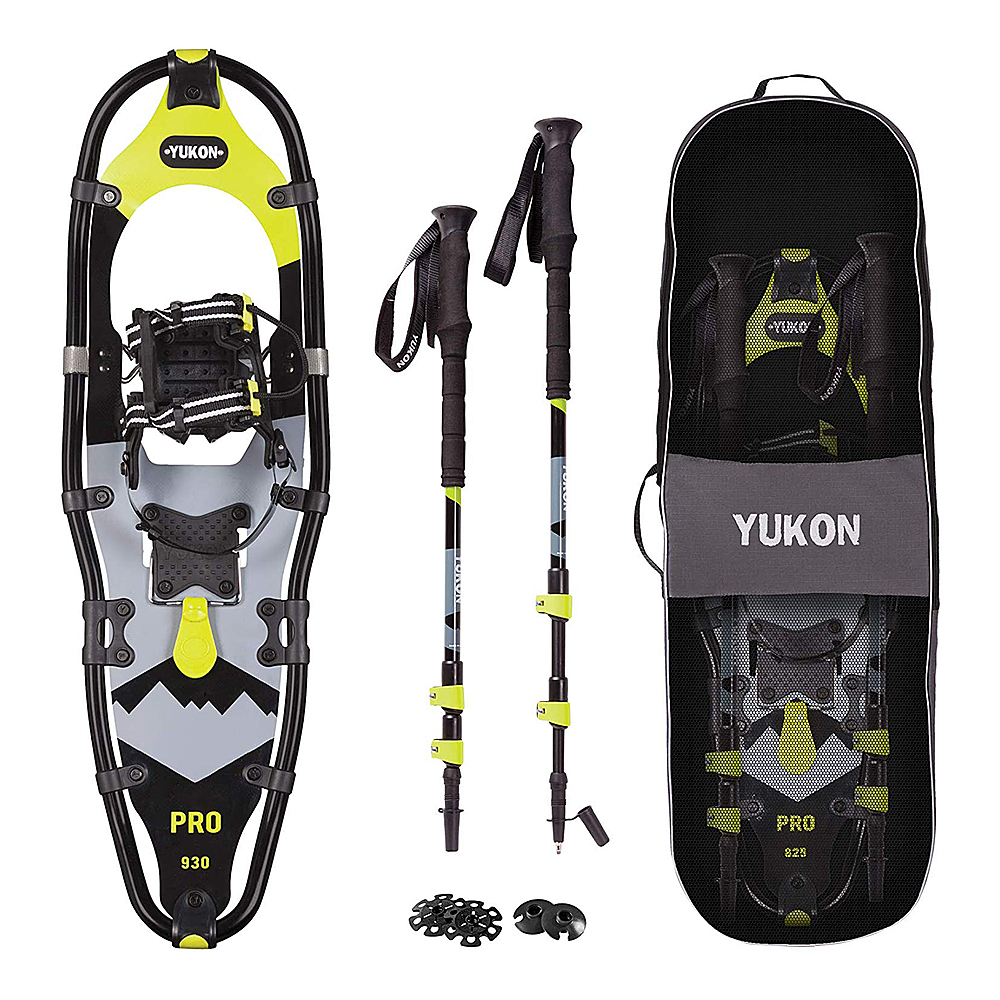 YUKON CHARLIES - Pro Series Men’s Snowshoe Kit w/ Poles and Bag - Multi