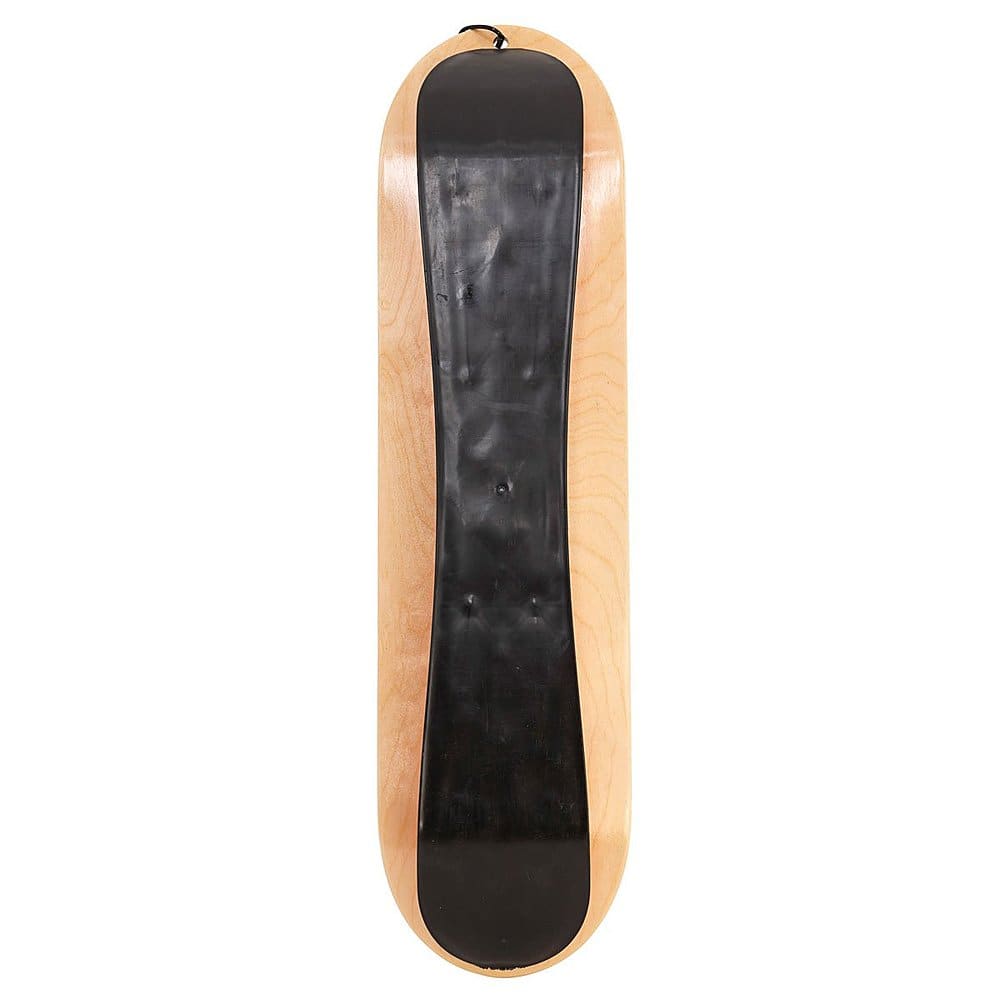 Left View: Airhead - Snow Rip Hard Wood 31 Inch Snow Skate Skateboard Snowboard - Red