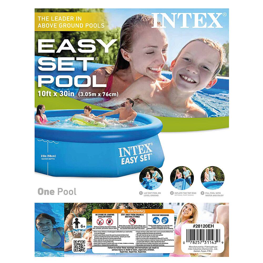 Alt View 14. Intex - Easy Set Above Ground Inflatable Round Swimming Pool for Kids.