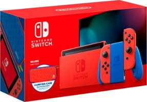 Nintendo Switch - Mario Red & Blue Edition - Red Joy-Con - Mario Red & Blue - Front_Zoom