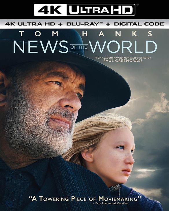 

News of the World [Includes Digital Copy] [4K Ultra HD Blu-ray/Blu-ray] [2020]