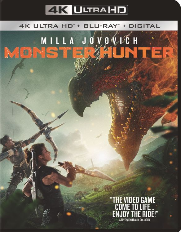  Monster Hunter [Includes Digital Copy] [4K Ultra HD Blu-ray/Blu-ray] [2020]