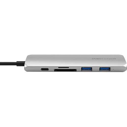 HyperDrive - BAR 6-in-1 USB-C Hub - Silver
