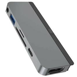 Hyper - 6-in-1 USB-C Hub for iPad Pro - Silver
