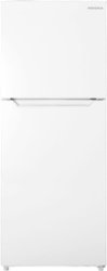 Insignia™ - 10 Cu. Ft. Top-Freezer Refrigerator with Reversible Door - White - Front_Zoom