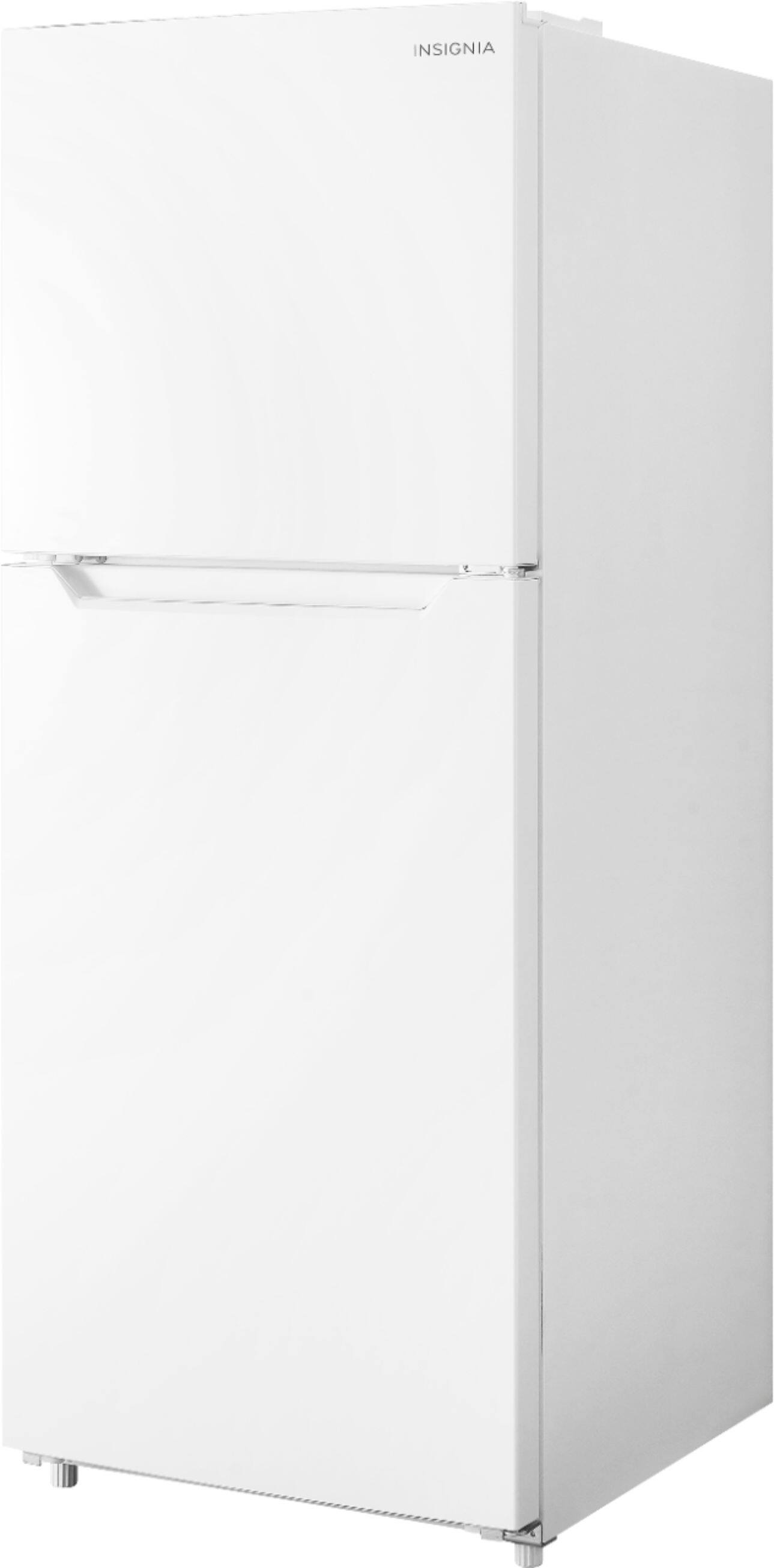 Alt View 11. Insignia™ - 10 Cu. Ft. Top-Freezer Refrigerator with Reversible Door and ENERGY STAR Certification - White.
