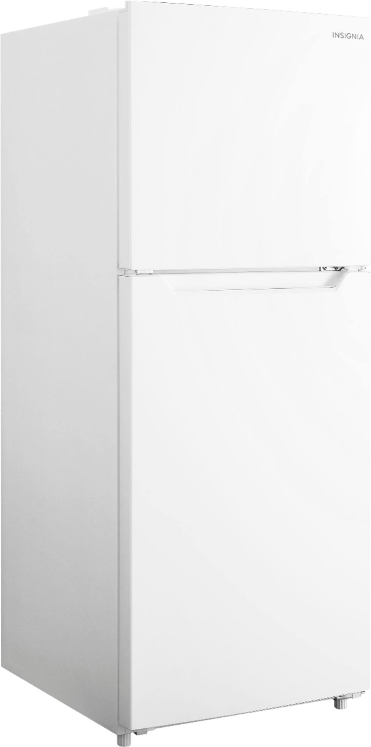 Alt View 13. Insignia™ - 10 Cu. Ft. Top-Freezer Refrigerator with Reversible Door and ENERGY STAR Certification - White.