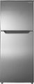 Insignia™ - 10 Cu. Ft. Top-Freezer Refrigerator with Reversible Door and ENERGY STAR Certification - Stainless Steel Look