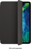 Apple - Geek Squad Certified Refurbished Smart Folio for 11-inch iPad Pro (1st and 2nd Generation) - Black - Front_Zoom
