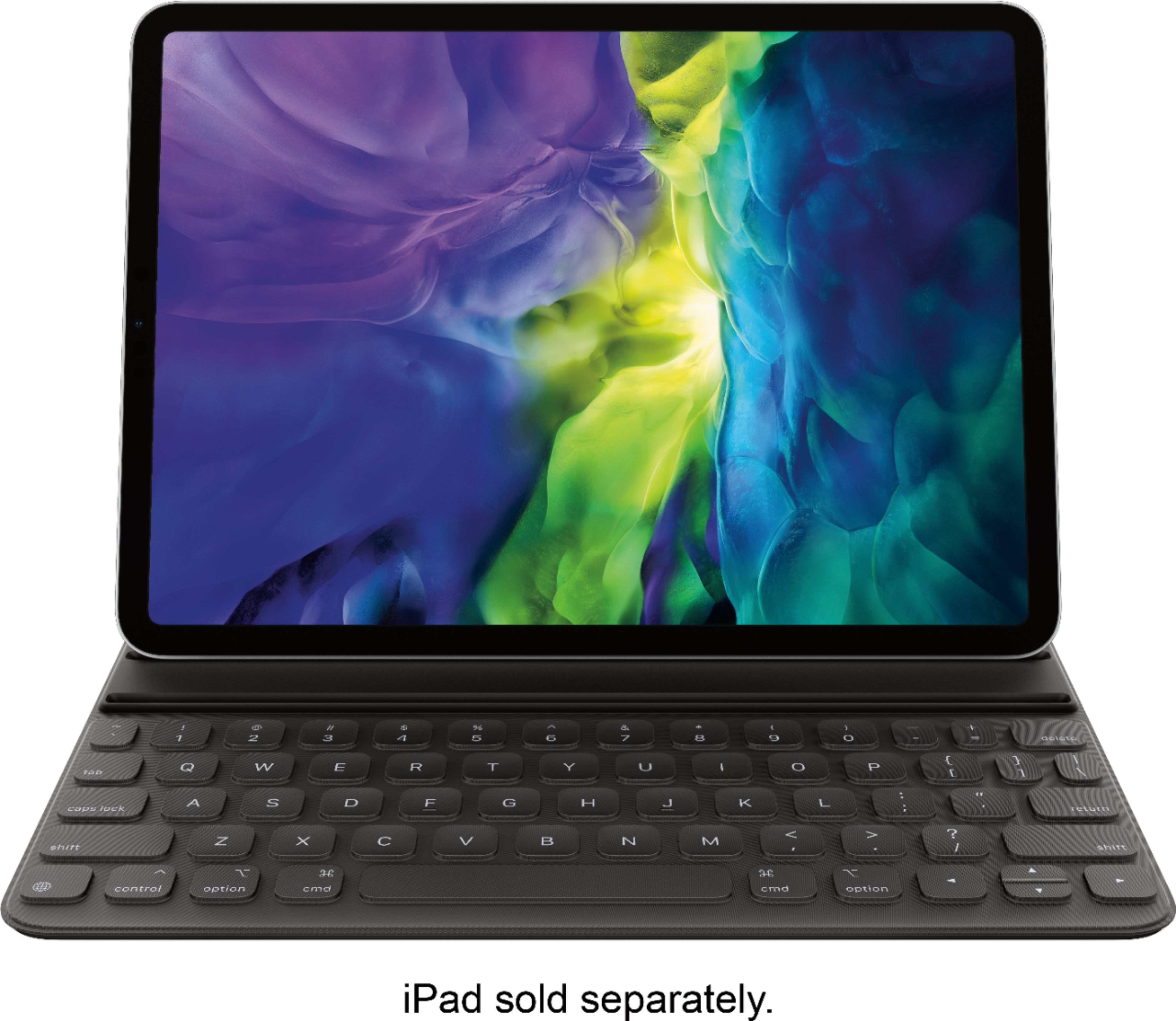 Apple - Geek Squad Certified Refurbished Smart Keyboard Folio for 11-inch iPad Pro (1st Generation) (2nd Generation)