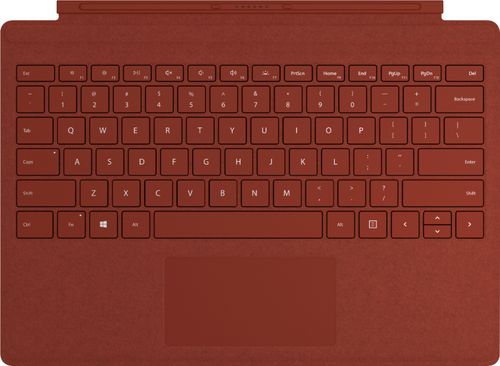 

Microsoft - Geek Squad Certified Refurbished Surface Pro Signature Type Cover - Poppy Red