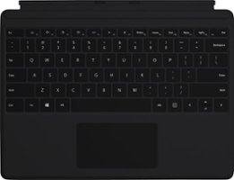 Microsoft - Geek Squad Certified Refurbished Surface Pro X Keyboard - Black - Front_Zoom