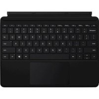 Microsoft - Geek Squad Certified Refurbished Surface Go Type Cover - Black - Front_Zoom