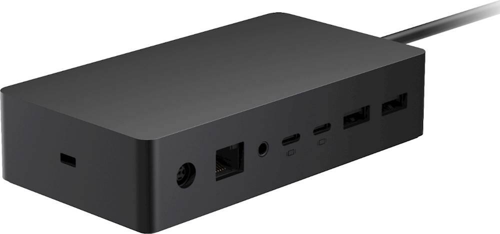 Alt View 12. Microsoft - Geek Squad Certified Refurbished Surface Dock 2 - Black.
