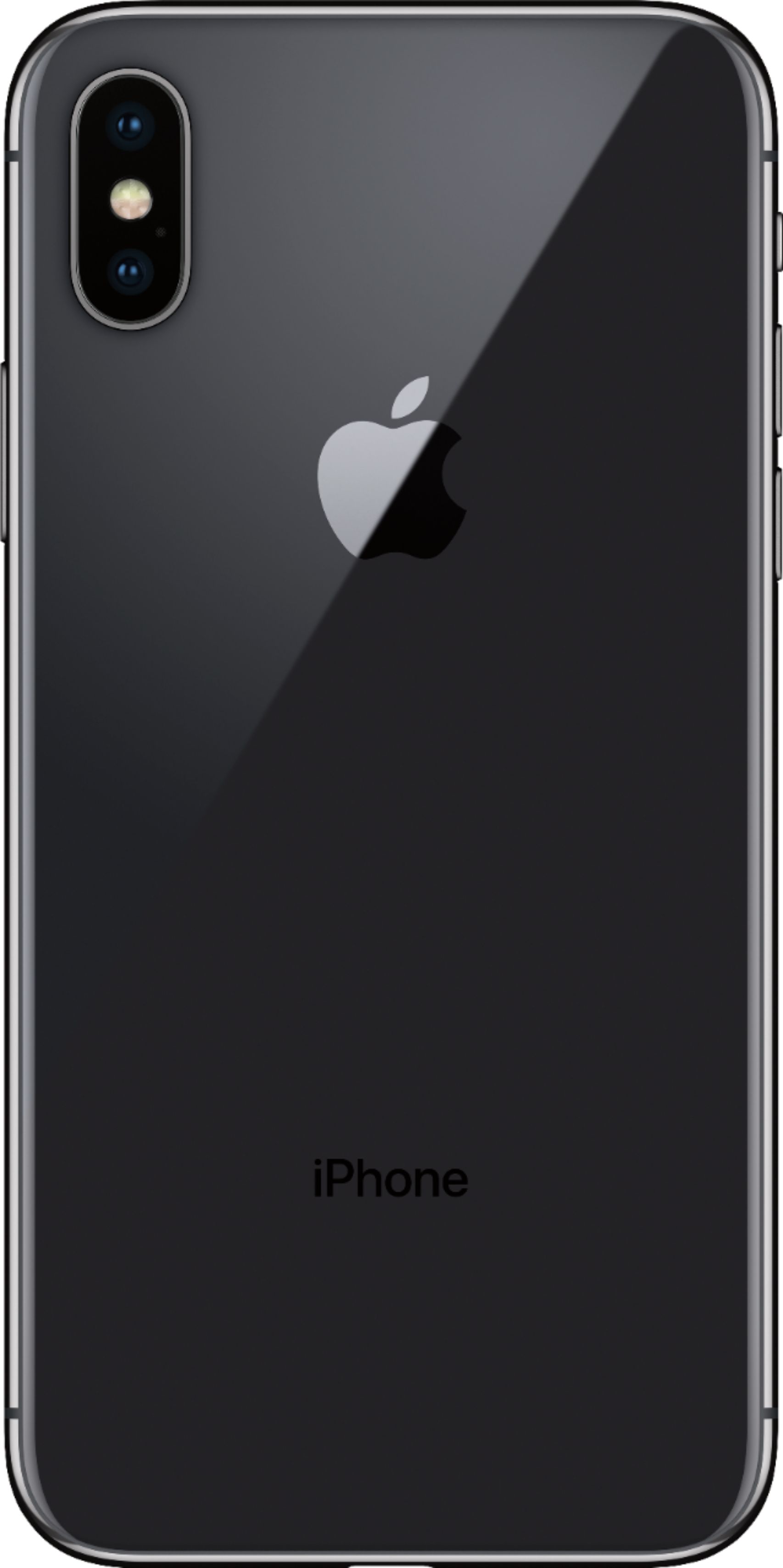 Back View: Apple - Geek Squad Certified Refurbished iPhone SE (2nd generation) 64GB (Unlocked) - Black