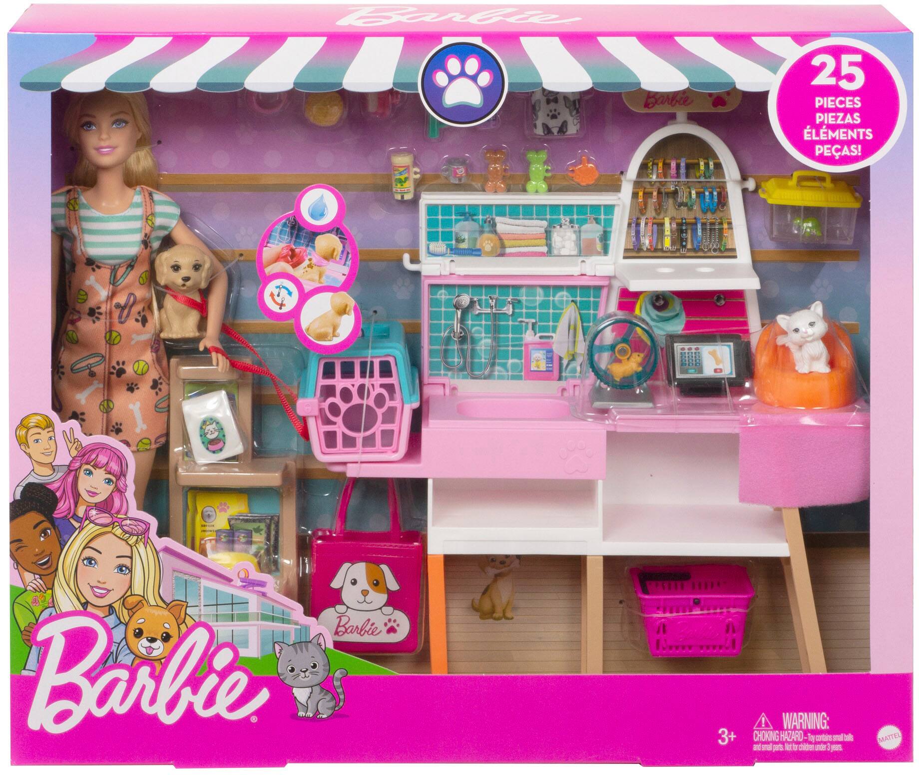 Alt View 11. Barbie - Doll and Pet Boutique Playset.