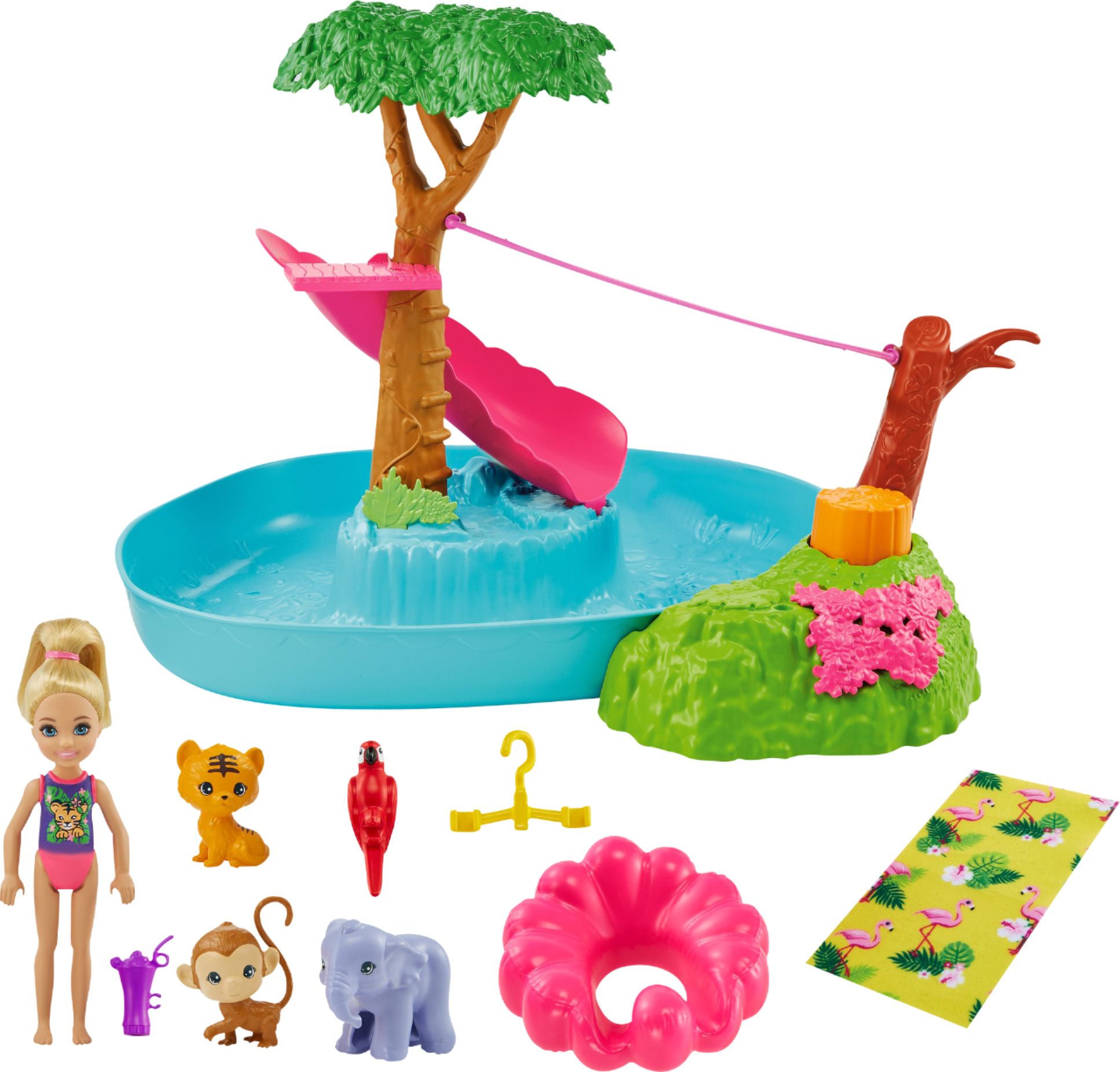 Best Buy: Barbie Chelsea The Lost Birthday Splashtastic Pool Surprise Multi  GTM85