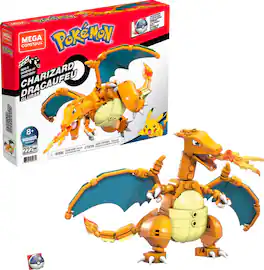 Pokémon - Mega Construx Pokemon Charizard - Orange