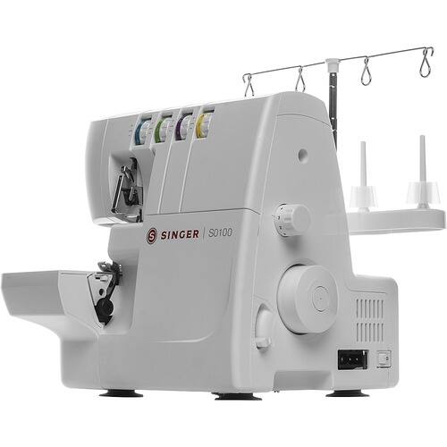 Singer 6-Stitch Electric Serger Machine - White