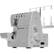 Front. Singer - 6-Stitch Electric Serger Machine - White.