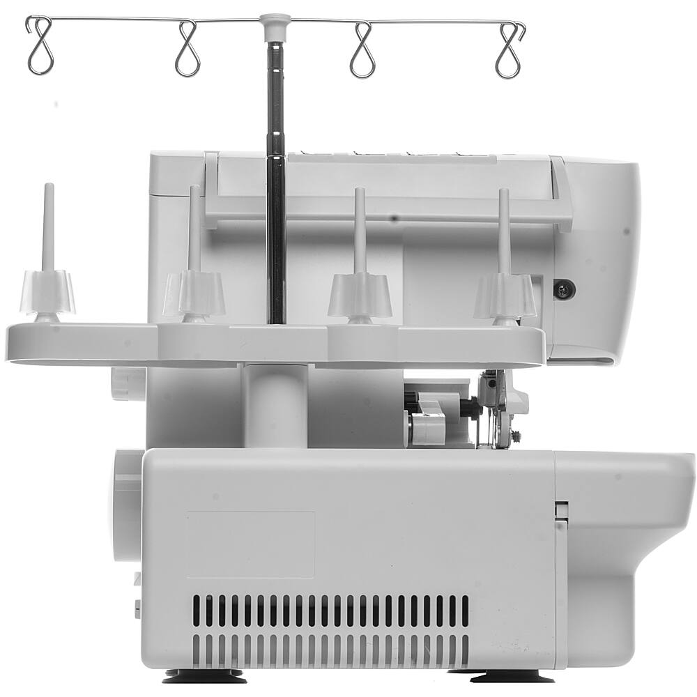 Alt View 11. Singer - 6-Stitch Electric Serger Machine - White.