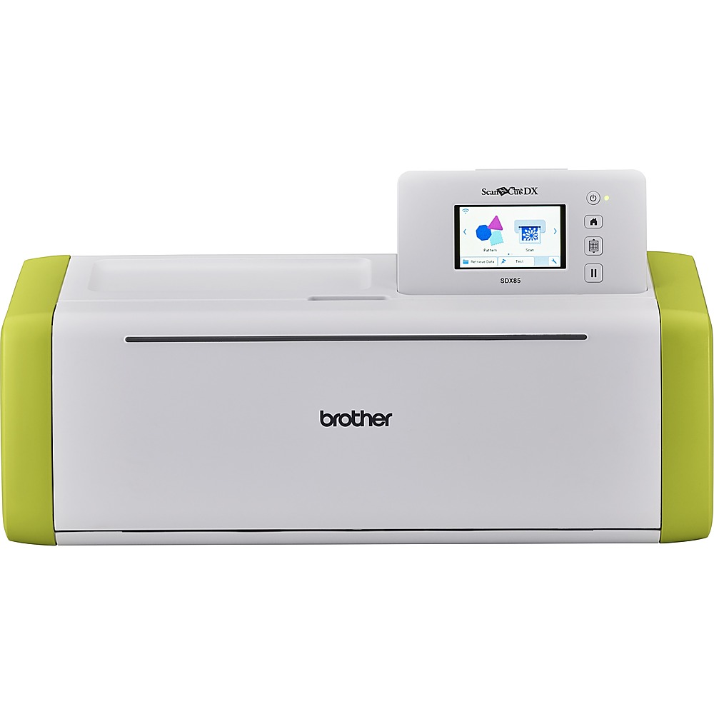 Brother ScanNCut DX SDX125 Electronic Cutting Machine with Built-in Scanner  Grey/Aqua SDX125E - Best Buy