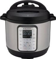 Instant Pot - 6 Quart Duo Plus 9-in-1 Electric Pressure Cooker - Silver - Angle_Zoom