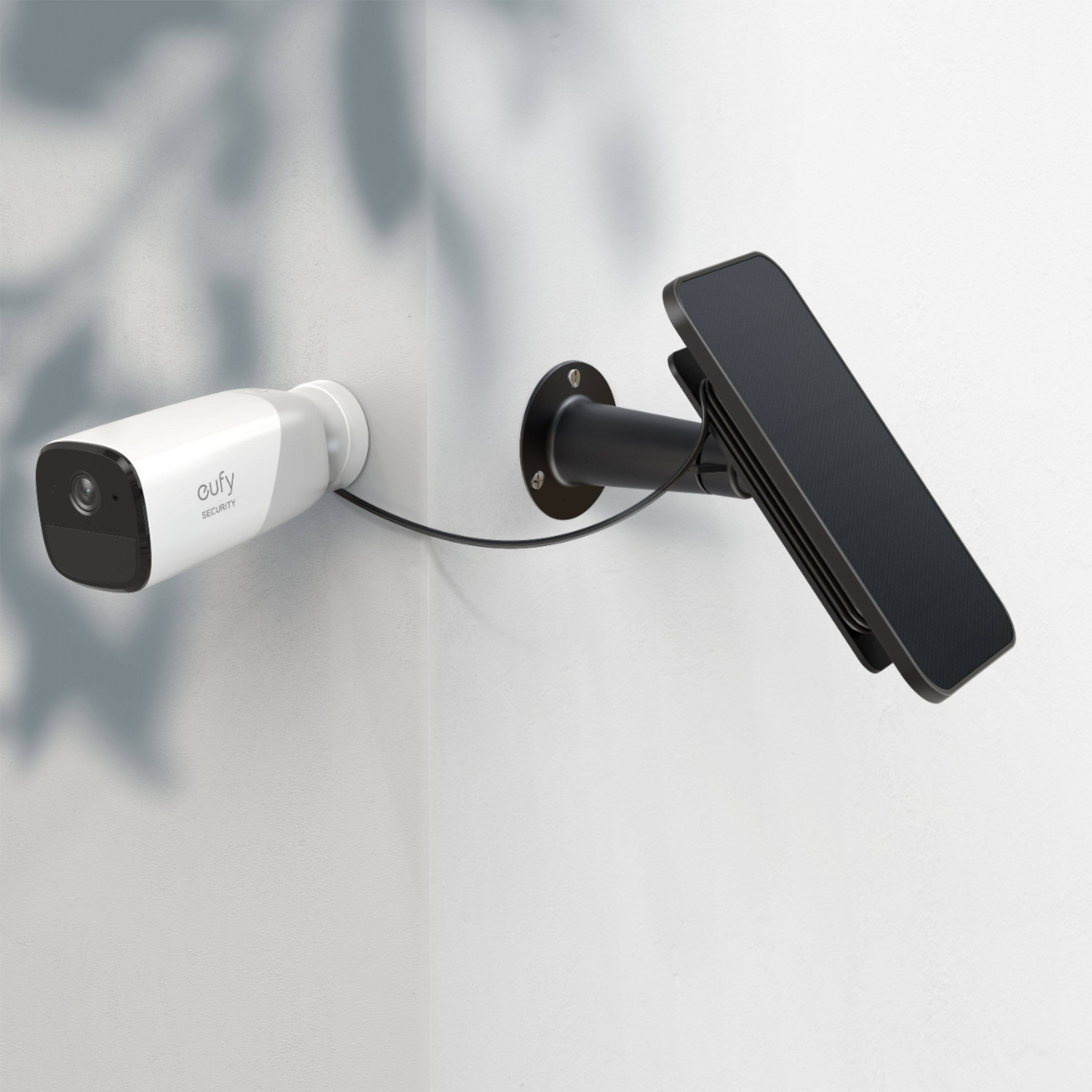 Alt View 13. eufy Security - Solar Panel for eufy Security Wireless Cameras - Black.