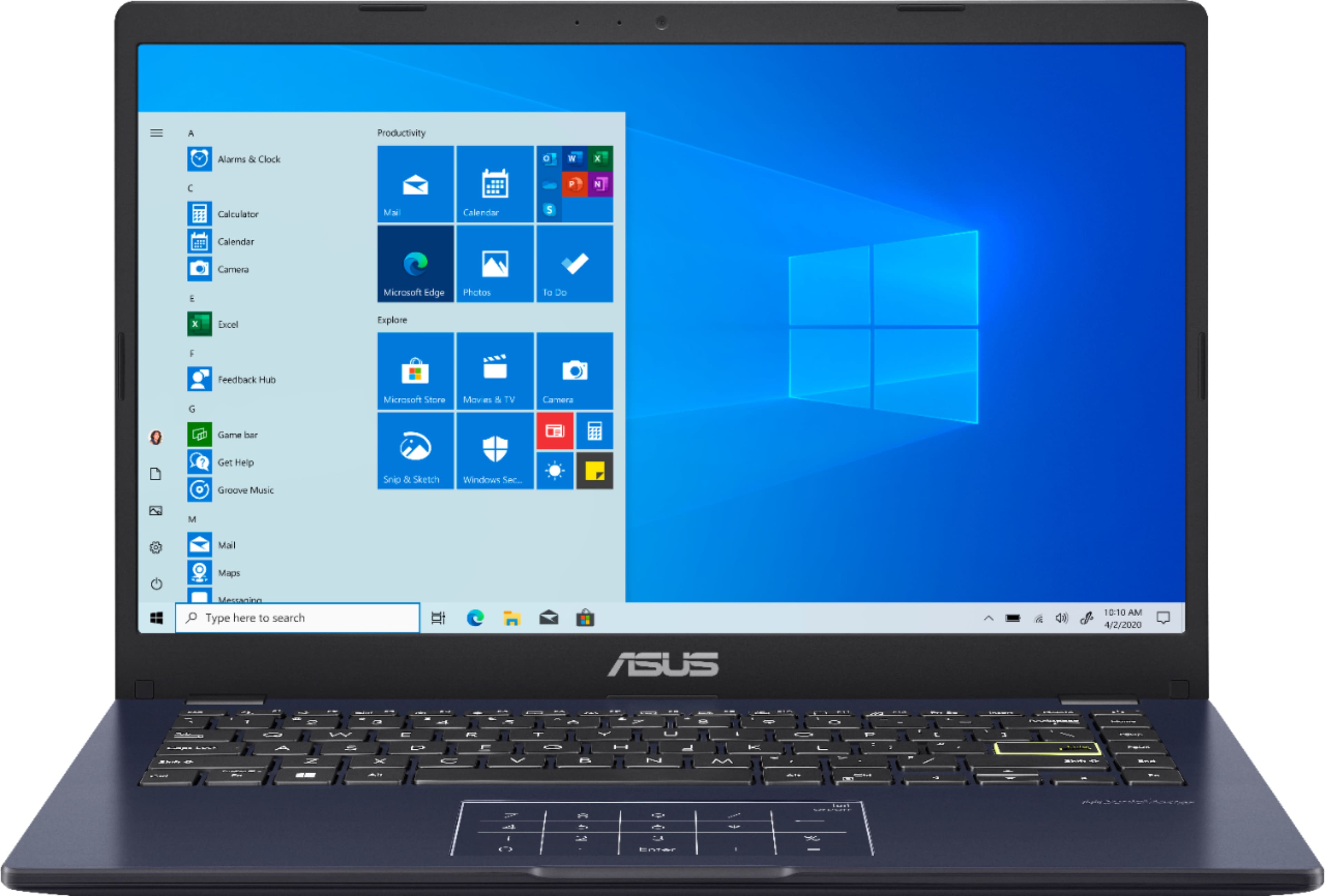 ASUS - 14.0" Laptop - Intel Celeron N4020 - 4GB Memory - 64GB eMMC - Star Black - Star Black