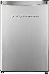 Frigidaire - Platinum Series Retro 3.2 Cu. Ft. Compact Fridge - Stainless with Chrome Trim - Stainless/Chrome Trim - Front_Zoom