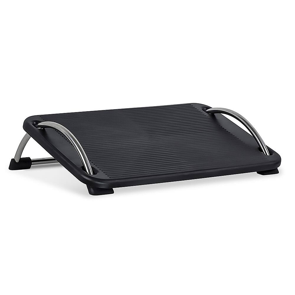 Angle. Mount-It! - Under Desk Ergonomic Footrest - Black.