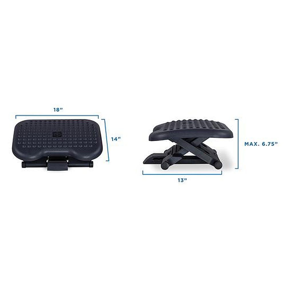 Mount-It! Adjustable Ergonomic Footrest Black MI-7804 - Best Buy