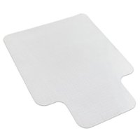 Mount-It! - Clear Studded Office Chair Floor Protector - White - Front_Zoom