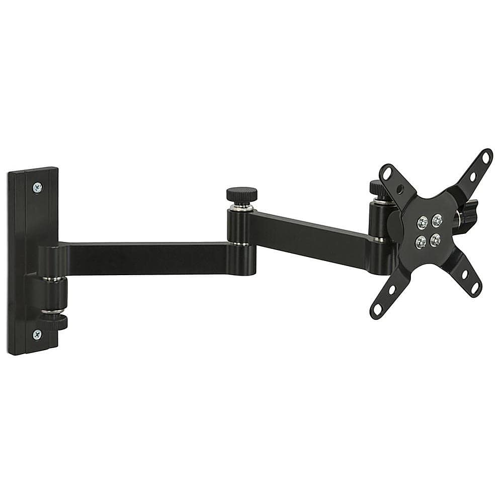 Mount-It! - Full Motion Display Wall Mount up to 30" - Black - Front_Zoom