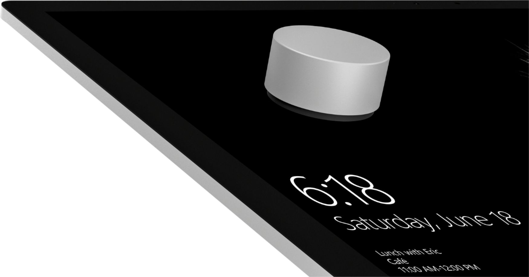Angle View: Microsoft - Geek Squad Certified Refurbished Surface Dial - Magnesium