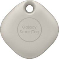 Samsung - Galaxy SmartTag, 1-Pack - Oatmeal - Angle_Zoom