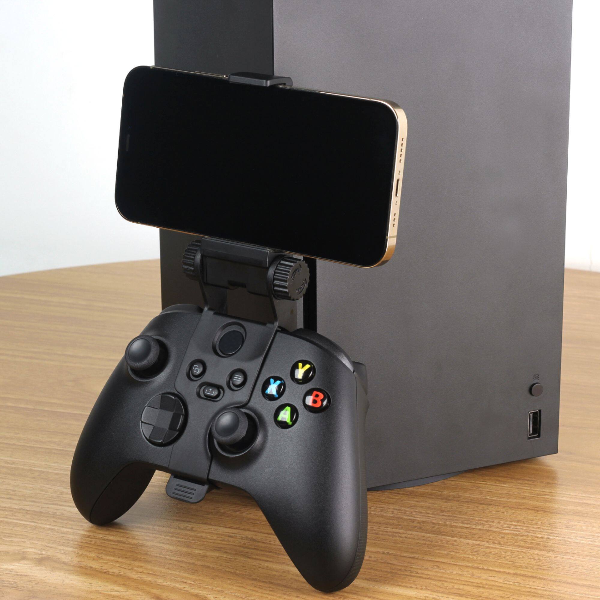 Xbox Series X Controller Mobile Gaming Clip, Xbox Controller Phone Mount  Adjustable Phone Holder Clamp Compatible with Xbox Series X|S, Xbox One,  Xbox