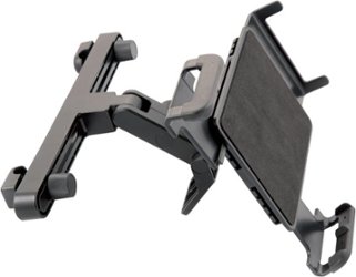 iSimple - StrongHold Headrest Mount for Most 7" - 10.2" Tablets - Black - Angle_Zoom