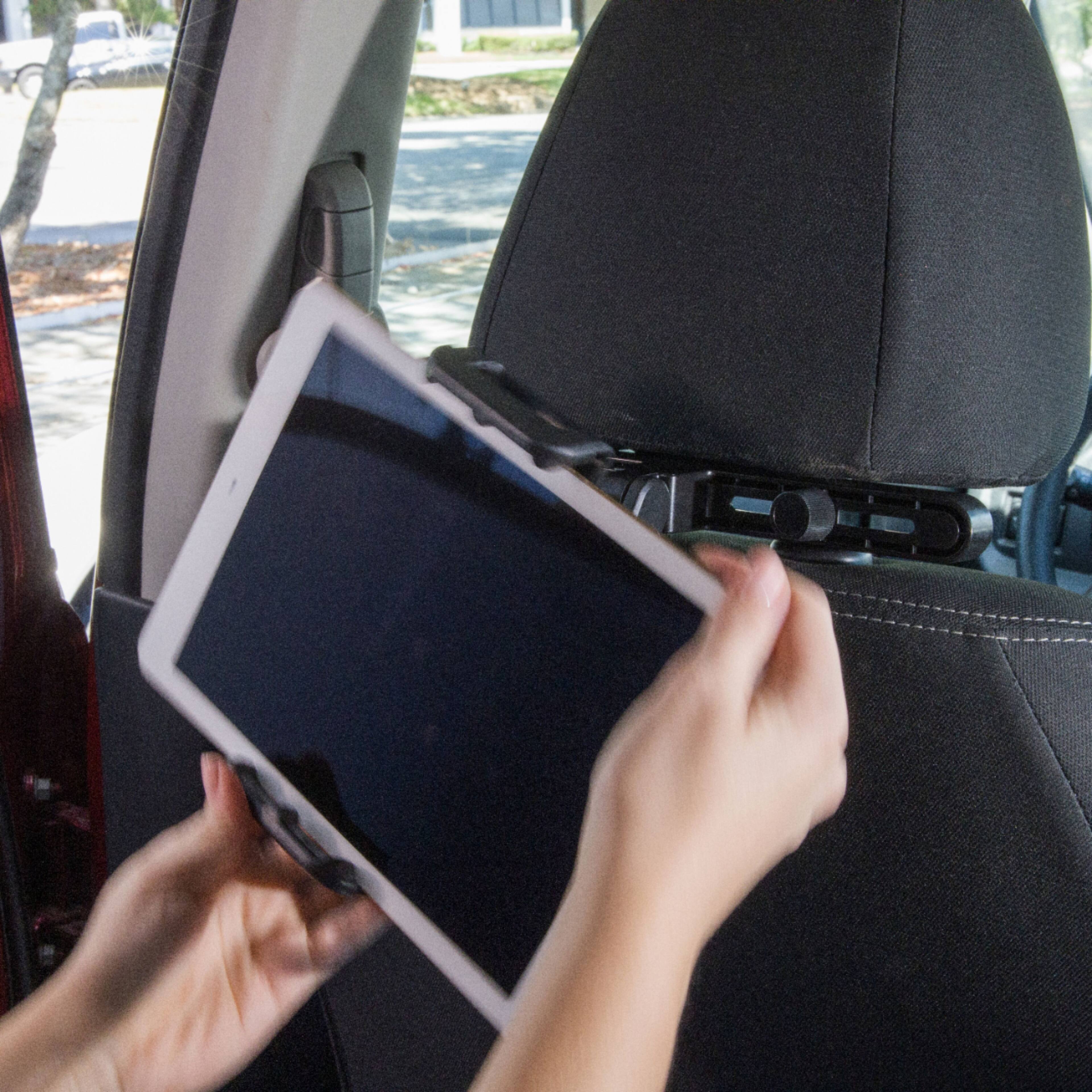Alt View 13. iSimple - StrongHold Headrest Mount for Most 7" - 10.2" Tablets - Black.
