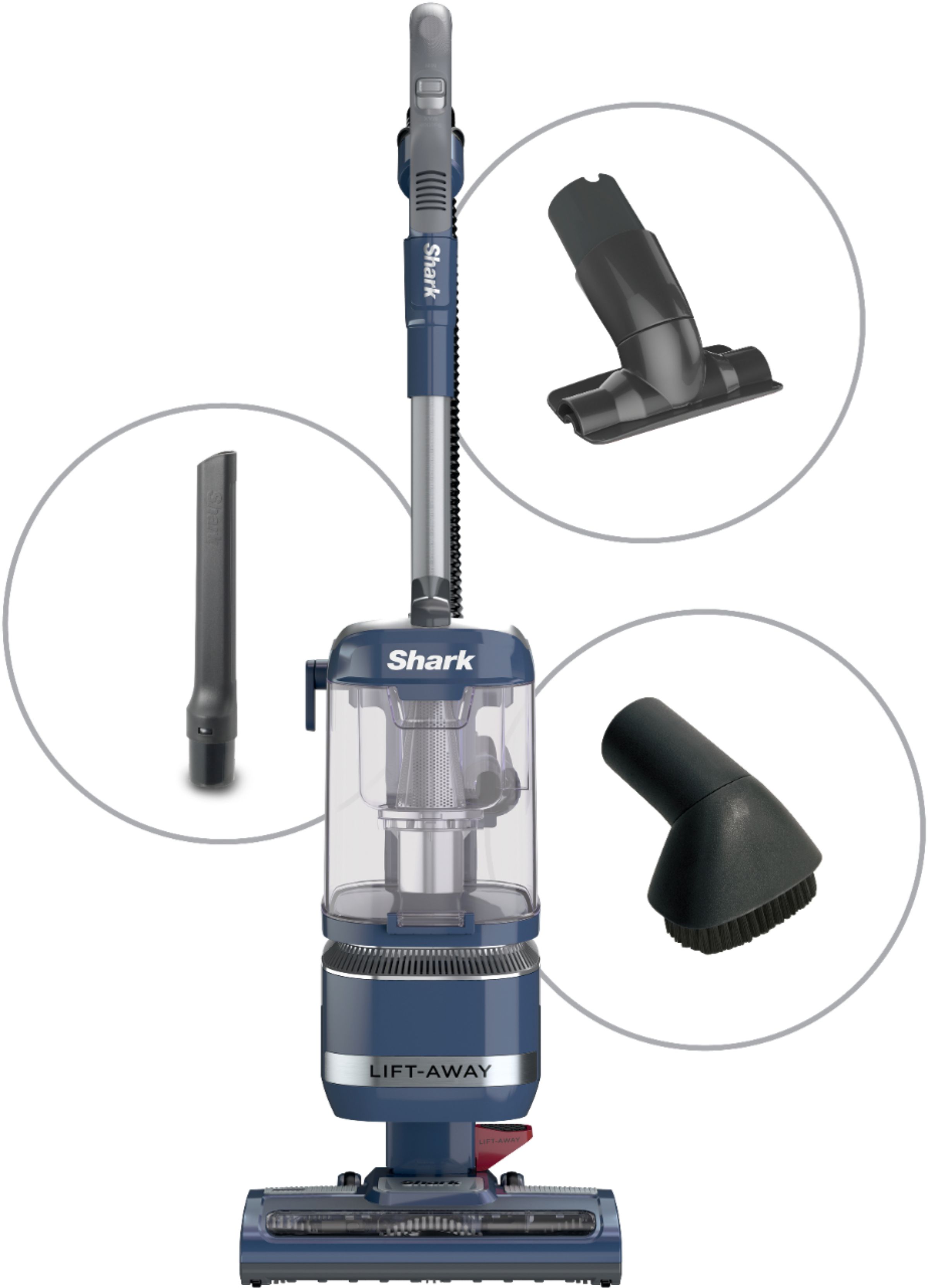 Shark Navigator Lift-Away Blue Upright Vacuum Cleaner (Healthy Home  Edition) 622356564373