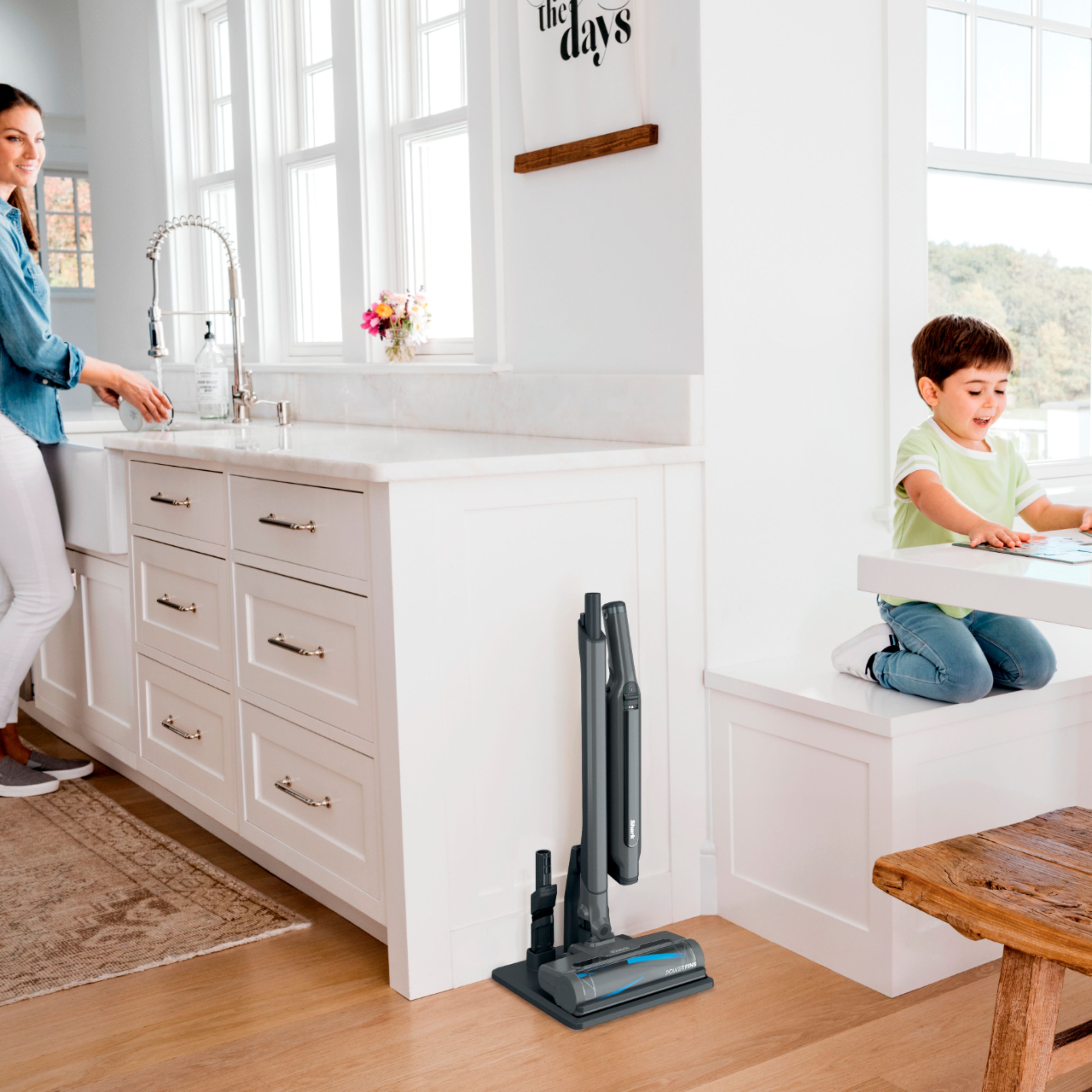 Angle View: Shark WANDVAC System Pet Dry Bagless Cordless 3-in-1  Stick Vacuum - Iconic Steel Grey