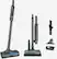 Alt View 20. Shark - Shark WANDVAC System Pet Ultra-Lightweight Powerful Cordless Stick Vacuum with Charging Dock - Iconic Steel Grey.