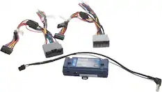 Front. PAC - Radio Replacement and Steering Wheel Control Interface for Select Chrysler, Dodge, Jeep, and RAM Vehicles - Blue.