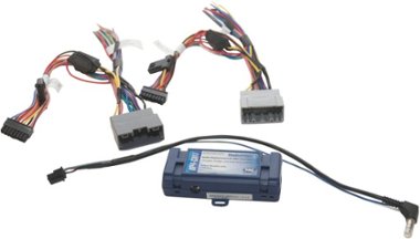 PAC - Radio Replacement and Steering Wheel Control Interface for Select Chrysler, Dodge, Jeep, and RAM Vehicles - Blue - Front_Zoom