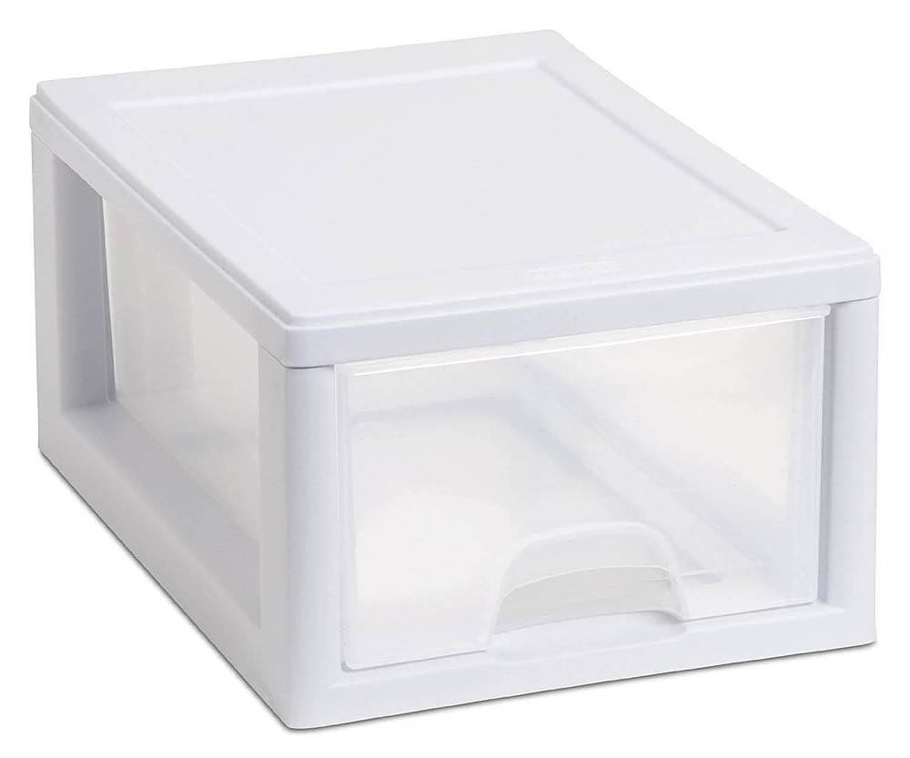 Alt View 12. Sterilite - Small Box Modular Stacking Storage Drawer Container Closet (6 Pack).