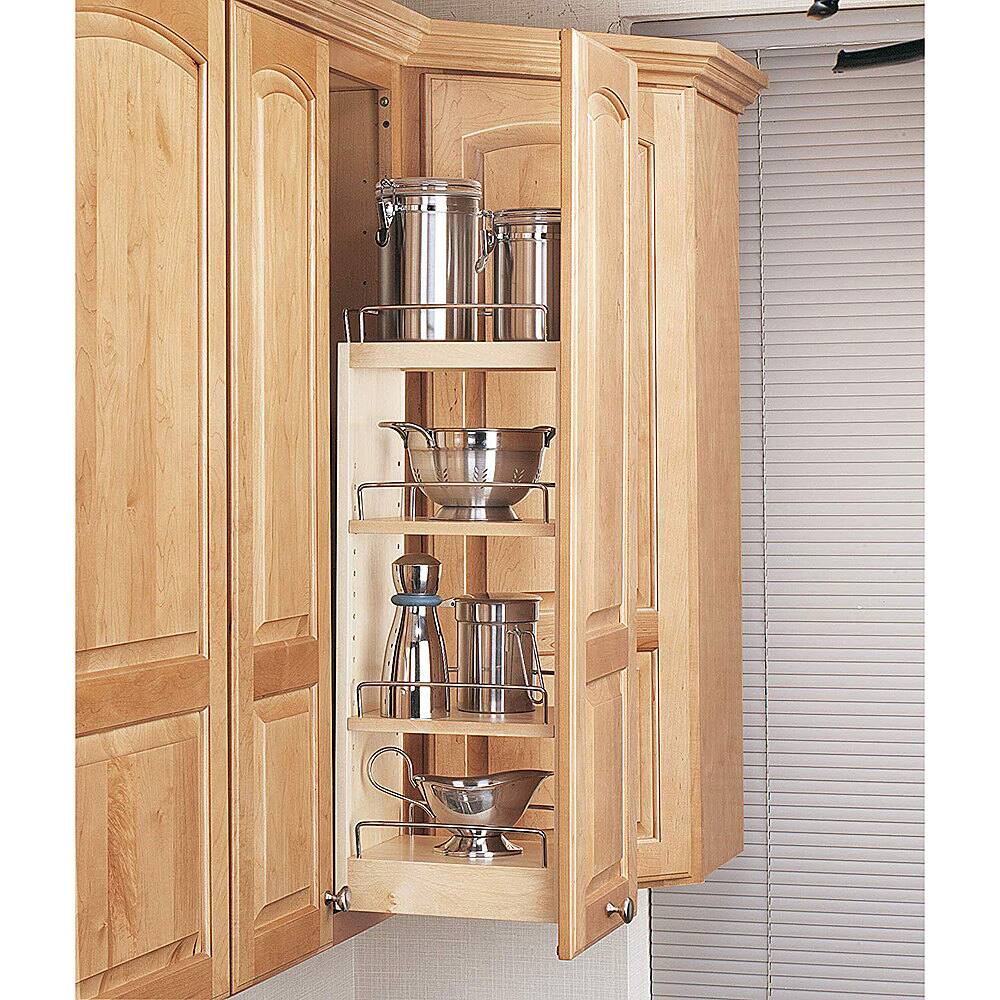 Alt View 12. Rev-A-Shelf - Pull Out Wood Base Kitchen Cabinet Organizer.