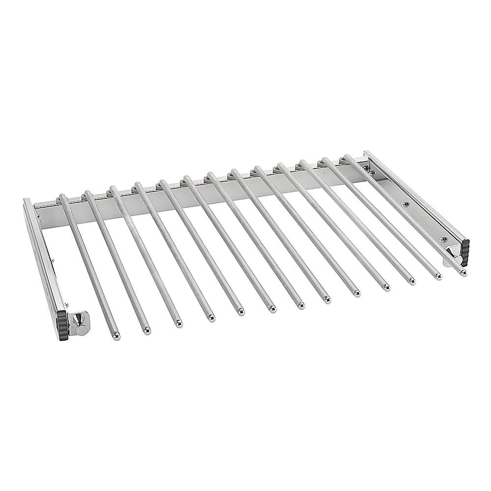 Front. Rev-A-Shelf - Chrome Pullout Pants Rack.